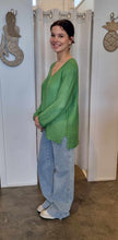 Load image into Gallery viewer, MAYA KNIT JUMPER - GREEN - SILVER WISHES