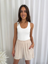 Load image into Gallery viewer, RAVING HEARTS SHORTS - BEIGE