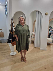 SAMARA KHAKI DRESS