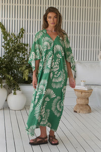 JAASE CANARY ISLAND BREE MAXI DRESS - KIMONO STYLE