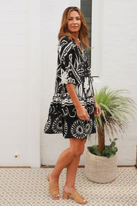 ROMINA DRESS - BLACK