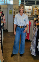 Load image into Gallery viewer, ANNIKA FRONT POCKET DENIM JEANS - DARK DENIM