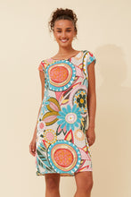 Load image into Gallery viewer, SISLEY FLORAL LINEN DRESS