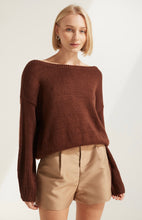 Load image into Gallery viewer, CLOUD DROP SHOULDER KNT JUMPER - BROWN