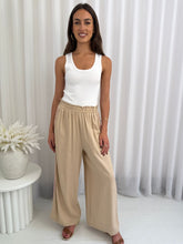 Load image into Gallery viewer, RAVING HEARTS PANTS - TAN