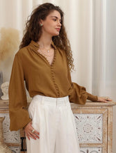Load image into Gallery viewer, CAMEL BLOUSE