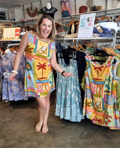 ASHNA LINEN DRESS - EBBY & I