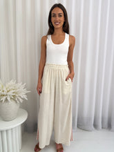 Load image into Gallery viewer, RAVING HEARTS PANTS - WHITE