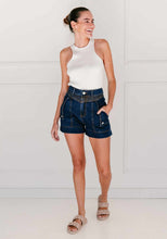 Load image into Gallery viewer, GEMMA DENIM SHORTS - DARK DENIM