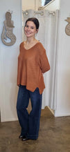 Load image into Gallery viewer, MAYA KNIT JUMPER - TAN - SILVER WISHES