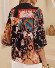 Load image into Gallery viewer, NOIR BLOOM BLOUSE