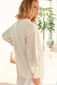 JAASE BARRENJOEY KNIT CARDIGAN - IVORY