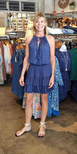 Load image into Gallery viewer, MARISSA NAVY BOHEME DRESS - COCONINYA