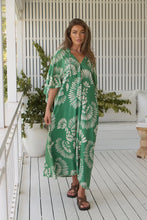 Load image into Gallery viewer, JAASE CANARY ISLAND BREE MAXI DRESS - KIMONO STYLE