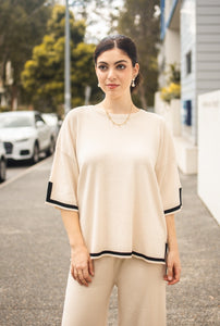 KEIRA KNIT SET - BEIGE