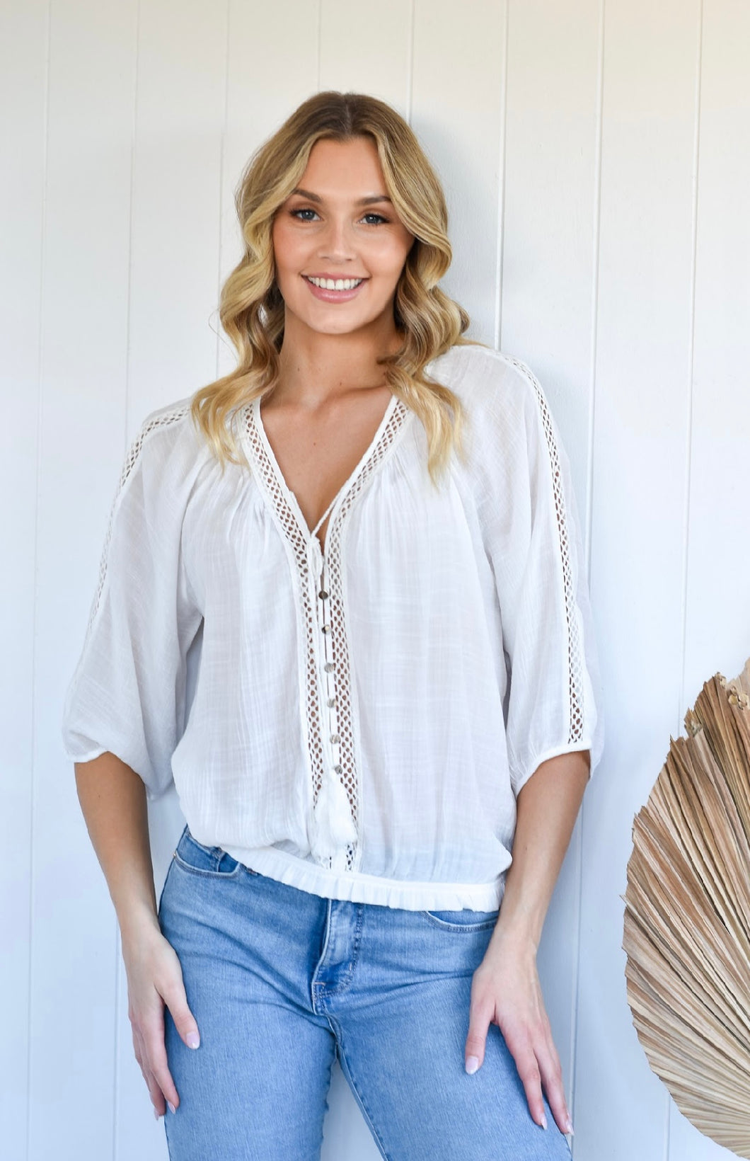 SUNSHINE COAST TOP - WHITE