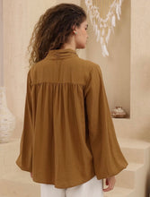 Load image into Gallery viewer, CAMEL BLOUSE