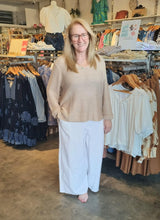 Load image into Gallery viewer, MAYA KNIT JUMPER - MOCHA - SILVER WISHES