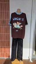 Load image into Gallery viewer, WINGIN IT OVERSIZED TEE - BROWN