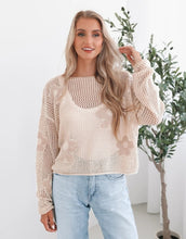 Load image into Gallery viewer, DAISY KNIT JUMPER - BEIGE