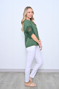 STELLA TOP - OLIVE