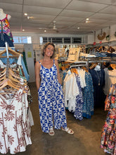 Load image into Gallery viewer, TANNA BLUE JUMPSUIT - IRIS MAXI