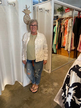 Load image into Gallery viewer, HANNA WHITE LINEN JACKET - SOUL SPARROW