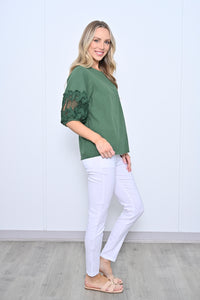 STELLA TOP - OLIVE