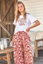 Load image into Gallery viewer, JAASE VINTAGE LOTUS FLOWER TEE