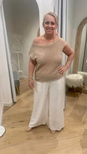 Load image into Gallery viewer, SIENNA KNIT TOP - NATURAL