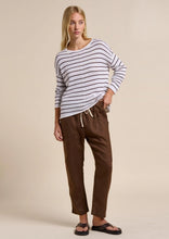 Load image into Gallery viewer, LITTLE LIES LUXE LINEN PANTS - BROWN