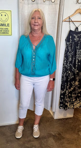 SUNSHINE COAST TOP - AQUA