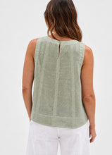 Load image into Gallery viewer, OAKLEY LINEN TOP - SAGE