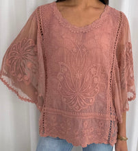 Load image into Gallery viewer, ISLA LACE TOP - BLUSH
