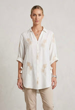 Load image into Gallery viewer, CABO EMBROIDERED PALM SHIRT