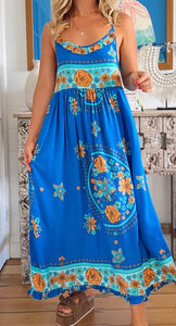 JAASE RIVIERA BIBI MIDI DRESS