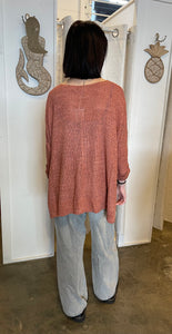 CLEO KNIT JUMPER - DUSTY ROSE