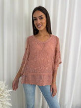 Load image into Gallery viewer, ISLA LACE TOP - BLUSH