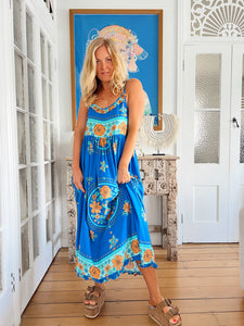 JAASE RIVIERA BIBI MIDI DRESS