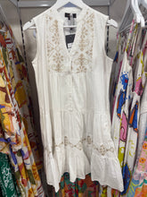 Load image into Gallery viewer, LONDON WHITE COTTON DRESS
