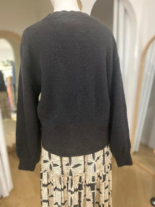 RUMI KNIT CARDIGAN - BLACK