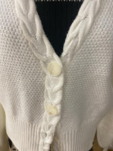 Load image into Gallery viewer, RUMI KNIT CARDIGAN - WHITE