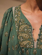Load image into Gallery viewer, JAASE VIRIDIAN OVERSIZED ADELA DRESS