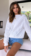 Load image into Gallery viewer, SANSA KNIT JUMPER - WHITE