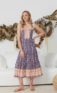 SELINA DRESS - IRIS MAXI