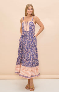 SELINA DRESS - IRIS MAXI
