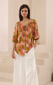FERN BLOUSE - IRIS MAXI