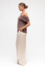 Load image into Gallery viewer, MARLO DROP SHOULDER KNIT TOP - BROWN