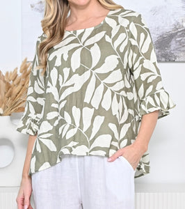 ABIGAIL LINEN TOP