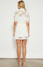 Load image into Gallery viewer, NICOLE LACE EMBROIDERY DRESS - WHITE